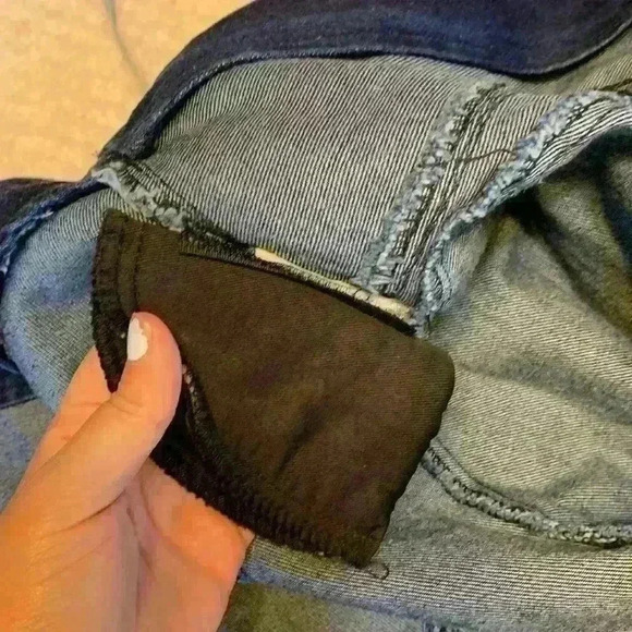 Wanted by Beads Beautiful fringe denim jacket sz L western cowgirlcore 90s - Picture 7 of 7